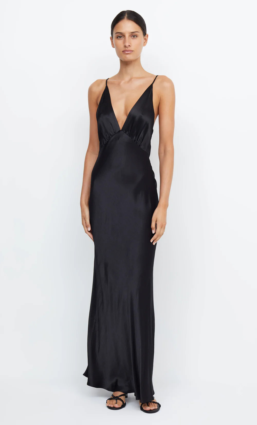 Bec & Bridge Moon Dance V Maxi Dress - Black