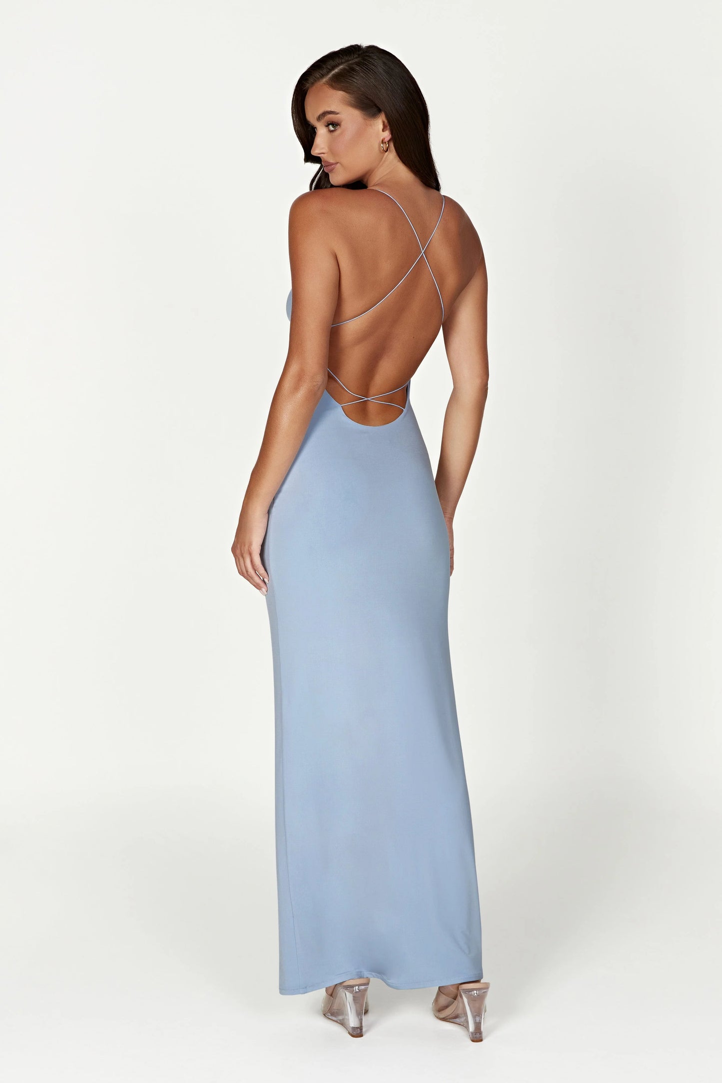 Sinead Twist Maxi - Powder Blue